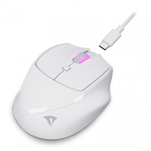RATO GAMING SHARKOON OFFICEPAL M25W BRANCO