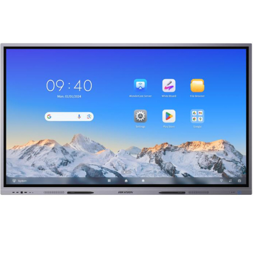 HIKVISION PAINEL INTERATIVO 65 "TOUCH 45 POINTS 4K ANDROID 12.0 400 NITS EDLA