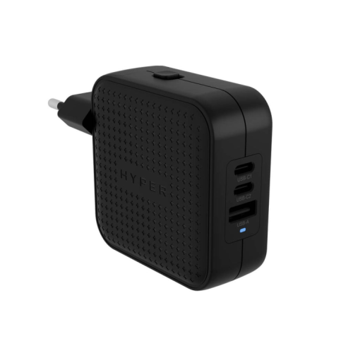 Carregador de viagem HYPER HYPERJUICE 70W USB-C GAN (3C+1A) - Preto