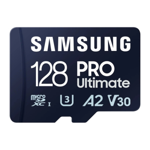 Samsung PRO Ultimate Cartão Micro SDXC 128GB UHS-I U3 A2 V30 com Adaptador SD