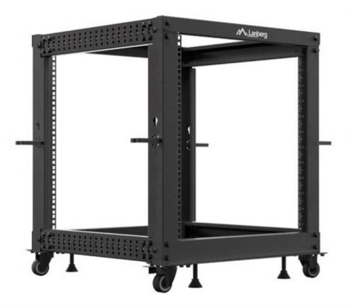 LANBERG ARMÁRIO ABERTO 19"RACK 12U 600X600 AJUSTÁVEL ATÉ 1100 PRETO