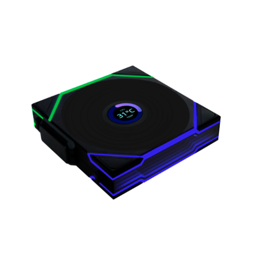 VENTILADOR 120X120 LIAN LI UNIFAN TL-LCD WIRELESS BLACK