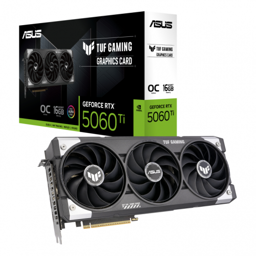 PLACA GRAFICA ASUS TUF RTX 5060 TI O16GB GAMING