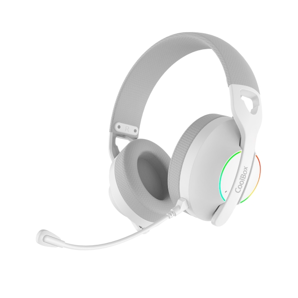 Aucultadores Gaming Coolbox WB01 Branco
