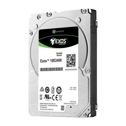 SEAGATE EXOS 10E2400 Ent.Perf. 10K 1.8TB w/Enhanced Cache HDD 512e/4Kn FastFormat 10000rpm 256MB cache SAS 12Gb/s 6.4cm 2.5inch BLK
