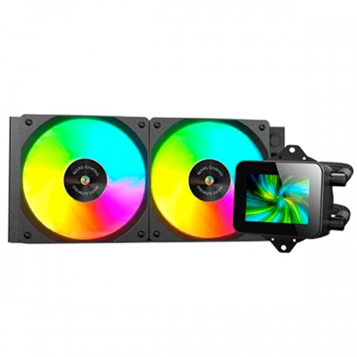 MARS GAMING WATERCOOLING ML-VISION240 AIO 500W TDP ALUM ARGB 360º BLACK