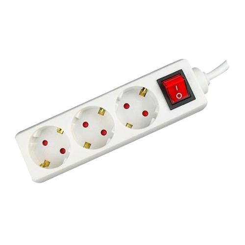 NAPOFIX EXTENSAO ELETRICA 3 TOMADAS 3M 3680W 16A 250V BRANCO