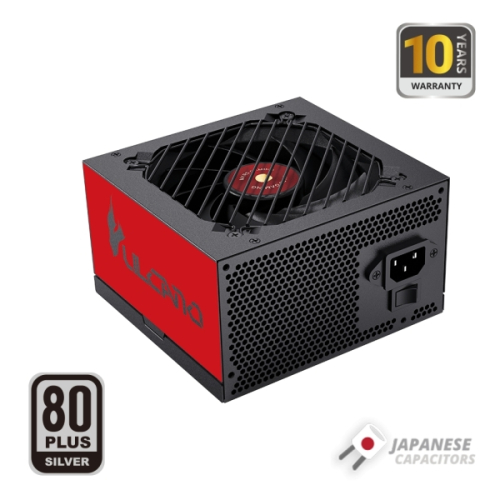 MARS GAMING MPVU750SI 750W PSU DC-DC &SMD TECH 80 PLUS SILVER ACTIVE-PFC ULTRA SILENT AI2-RPM SI COPPER FAN 105 TK JAPANESE CAPACIT
