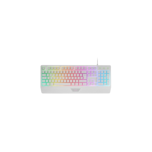 MARS GAMING MK124 H-MECH ERGONOMIC FULL KEYBOARD INTEGRATED PALM REST FRGB RAINBOW LIGHTING ADVANCED ANTI-GHOSTING MULTI-PLATFORM CO