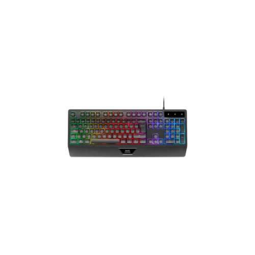 MARS GAMING MK124 H-MECH ERGONOMIC FULL KEYBOARD INTEGRATED PALM REST FRGB RAINBOW LIGHTING ADVANCED ANTI-GHOSTING MULTI-PLATFORM CO