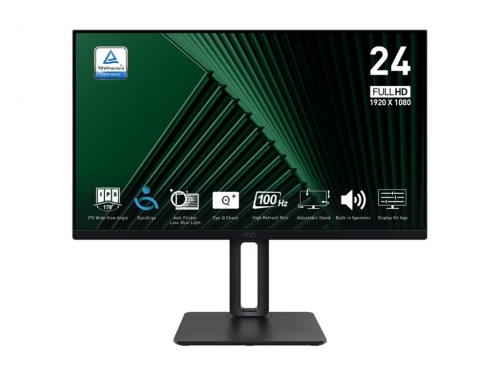 MONITOR MSI PRO MP245PG 23.8"FHD IPS 1ms MPRT / 4ms GTG 100Hz HDMI DP D-Sub VGA