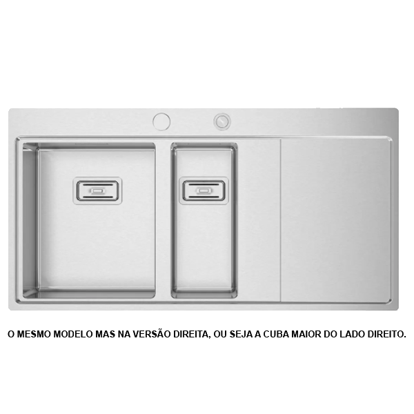 LAVA LOUÇA DIREITO ESCOVADO RODI - XERON 100 - L08X2ML7F148A2