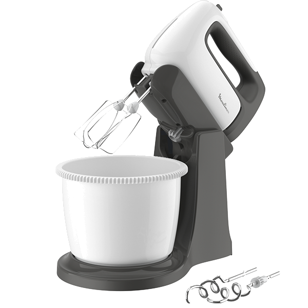 MOULINEX BATEDEIRA 500W 5 VELOC + TURBO COM TAÇA 2,5LT