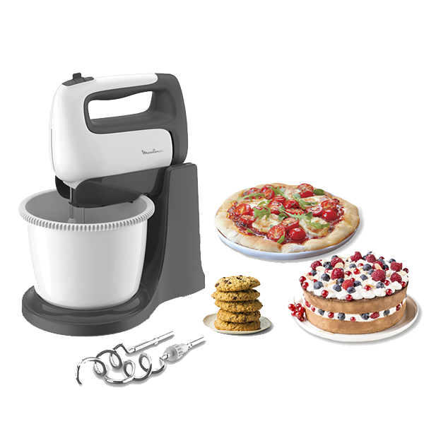 MOULINEX BATEDEIRA 500W 5 VELOC + TURBO COM TAÇA 2,5LT