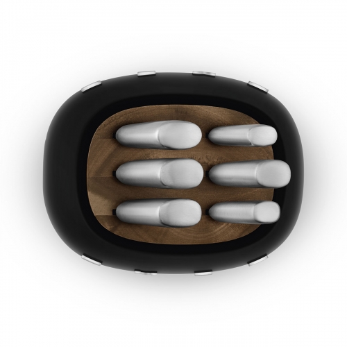 SMEG KNIFE BLOCK 50´s STYLE BLACK 