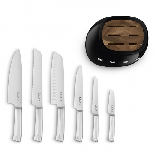 SMEG KNIFE BLOCK 50´s STYLE BLACK 