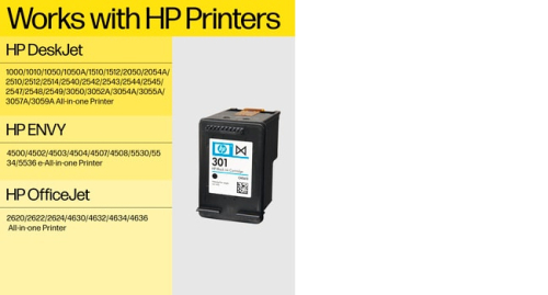 Tinteiro Original HP Nº 301XL TRICOLOR CH564EE