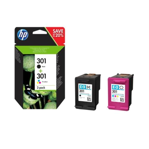 HP 301 COMBO 2-PACK PRETO-TRICOLOR