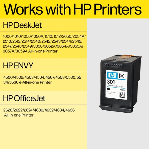 HP 301 COMBO 2-PACK PRETO-TRICOLOR