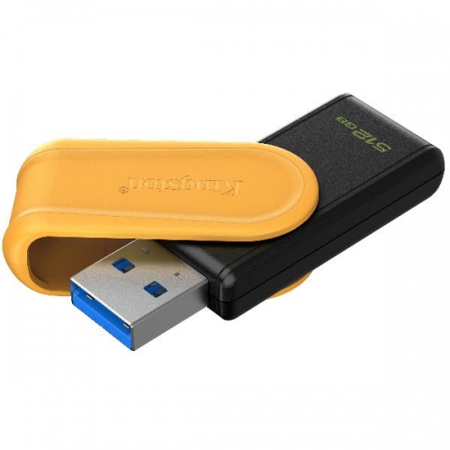 KINGSTON PEN 512GB PORTABLE USB 3.2 GEN1 DATATRAVELER EXODIA S BLACK/YELLOW