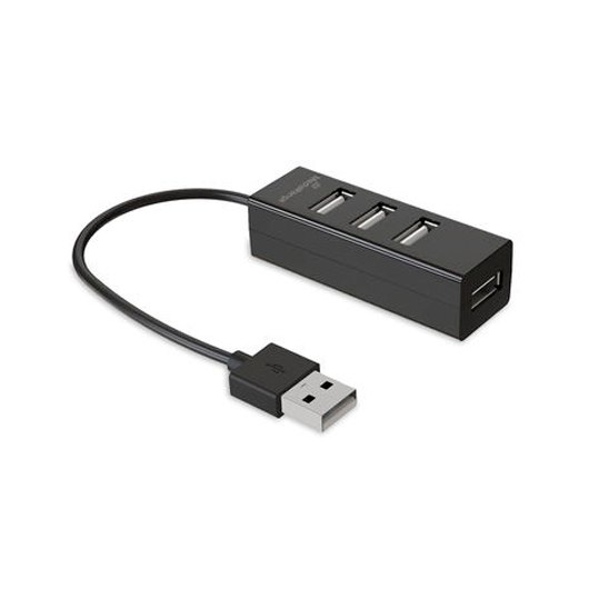HUB 4 Portas 2.0 MEDIARANGE MRCS502 Preto