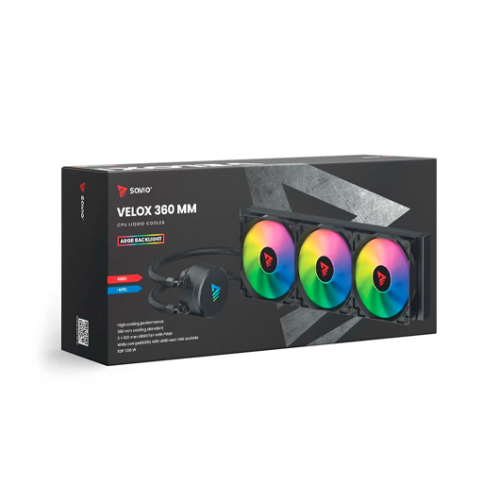 WATER COOLER CPU SAVIO VELOX 360MM ARGB