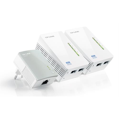 ADAPTADOR PLC TP-LINK AV500 TL-WPA4220T KIT 3UDS