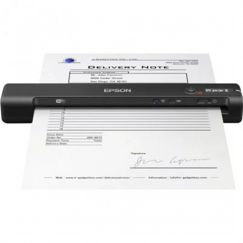 Epson Workforce ES60W WiFi Scanner portátil sem fios - 600 dpi - Ecrã LCD - Tecnologia LED ReadyScan