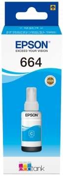 Epson T6642 Cyan Garrafa de Tinta Original - C13T664240