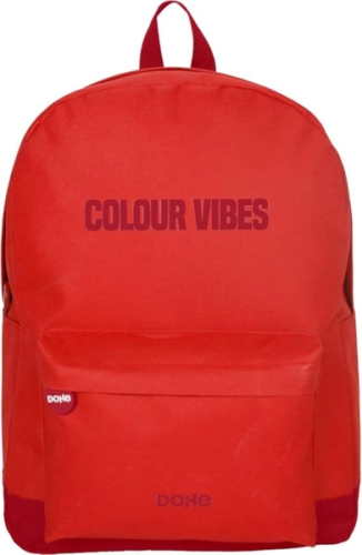 Dohe Daypack Colour Vibes Mochila Escolar - Varios Compartimentos - Asa Superior - Alças Acolchoadas e Ajustáveis - Fabricado em Poliester - Cor R
