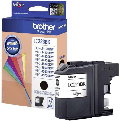 Brother LC223 Preto Cartucho de Tinta Original - LC223BKBP