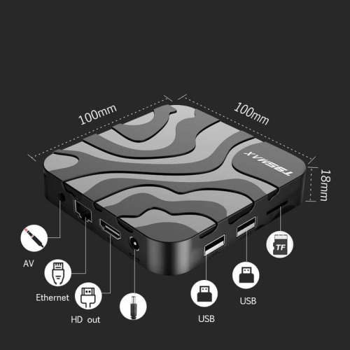 T95 Max H618 4 GB/64GB Dual Wifi Bluetooth Android 12 - Android TV