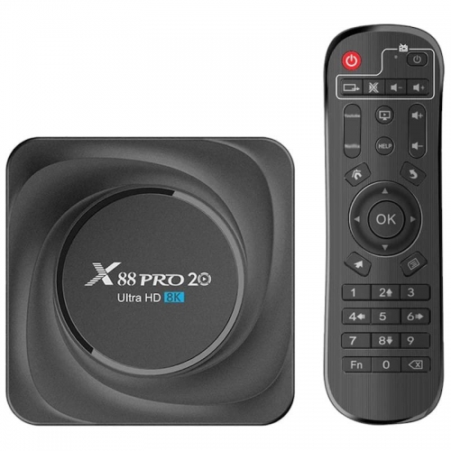 X88 Pro 20 8GB/128GB 4K Wifi Duplo Bluetooth Android 11 - Android TV