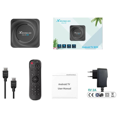 X88 Pro 20 8GB/128GB 4K Wifi Duplo Bluetooth Android 11 - Android TV