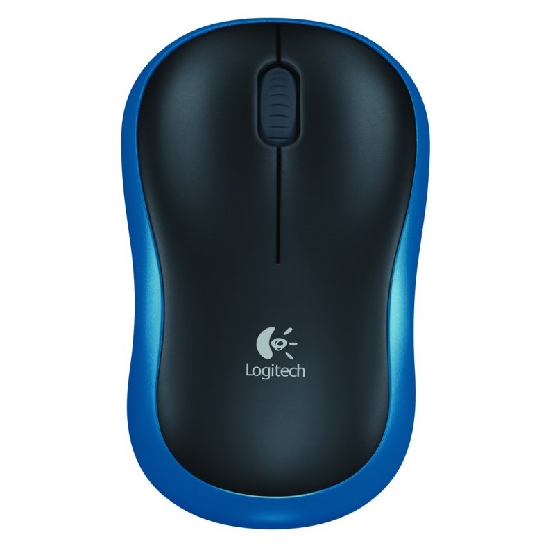 Rato Sem Fios Logitech M185 Azul 1000 DPI