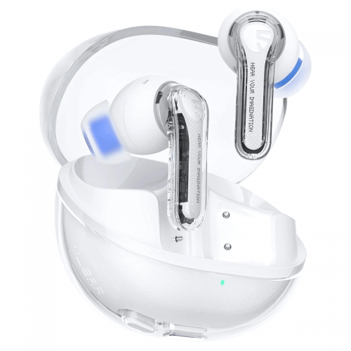 Auriculares SoundPEATS Clear Branco