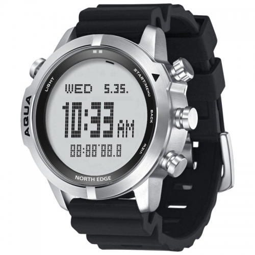 Smartwatch North Edge Aqua Silver