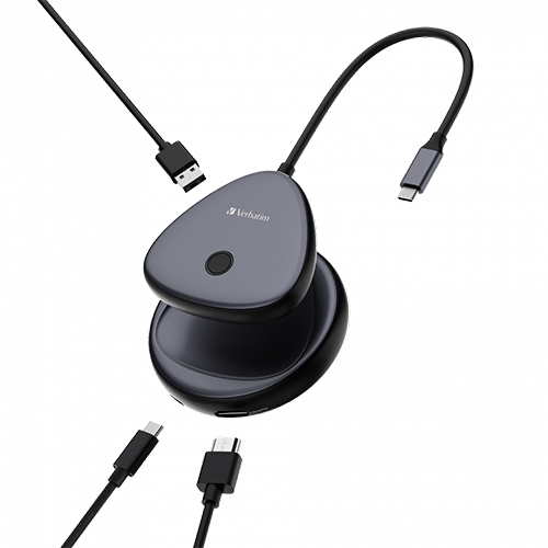 VERBATIM TRANSMISSOR VIDEO 4K WIRELESS USB-C SHARE MY SCREEN