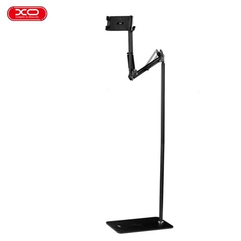 Suporte de chão XO C137 para smartphone e tablet - Ajustável - Preto