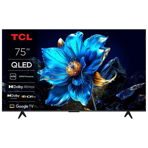 TCL QLED TV 75"4K UHD HDR10+ DTS GOOGLE TV MIRACAST 75P7K