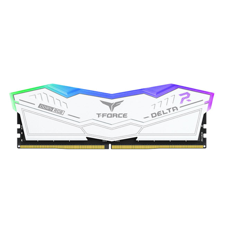 DDR5 TEAMGROUP T-FORCE DELTA RGB 32GB X2 6000 BRANCO
