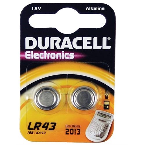 PILHA DURACEL.ESP.ELECTR.LR43 -43K2