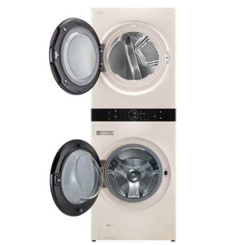 LG MAQUINA LAVAR 12KG E SECAR 10KG 1400RT AIDD STEAM BEGE (C