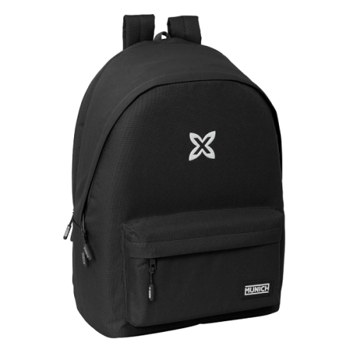 Safta Munich Basicos Mochila para Portatil 15.6"- Conector USB - 2 Compartimemtos - 31x44x18cm - Preto