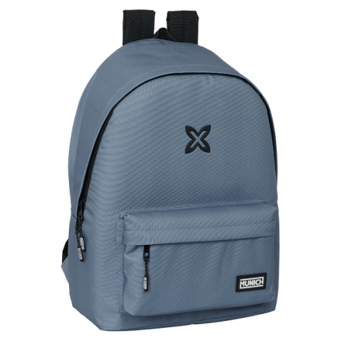 Safta Munich Basicos Mochila para Portatil 15.6"- Conector USB - 2 Compartimemtos - 31x44x18cm - Cinza