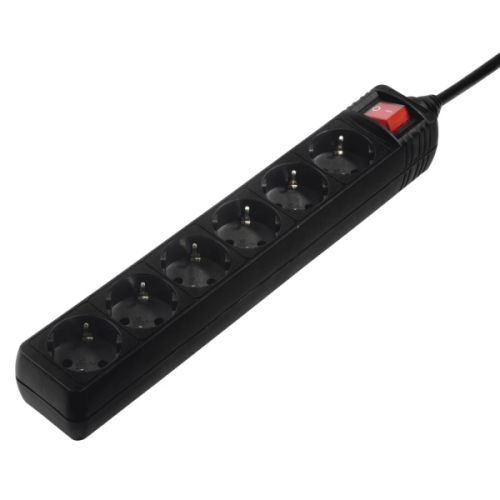 HAMA PWR-ST 6W 1.4M/SW/SH/Black