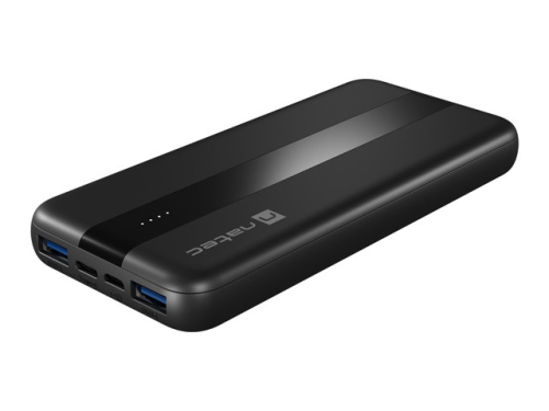 Powerbank NATEC TREVI SLIM QV2 10000MAH 2XUSB-A 18W + 1XUSB-C 20W + CABO USB-C