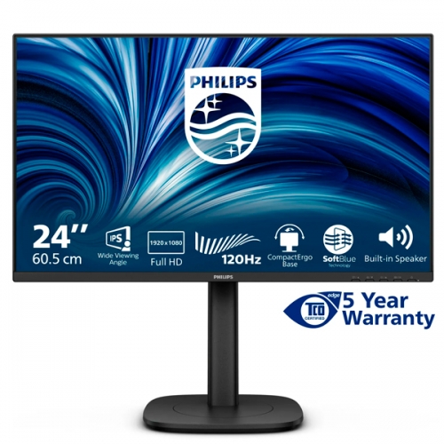 MONITOR PHILIPS IPS 24"(23.8) FHD VGA HDMI DP USB COLUNAS HAS PIVOT 24B2N3200J