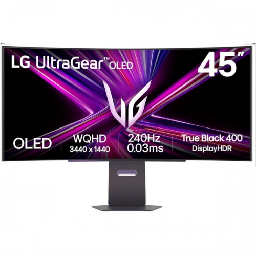 MONITOR LG OLED 45"WQHD CURVO 165HZ HDMI DP USB-C COLUNAS HAS 45GX900A