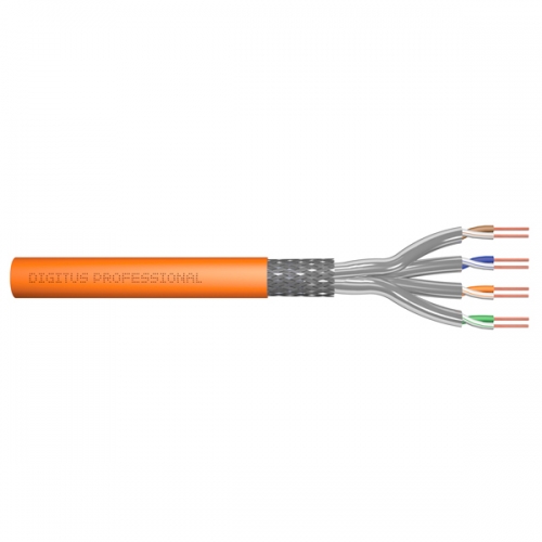 EQUIP BOBINE CABO DE REDE LARANJA 500M CAT7 S/FTP (S-STP)